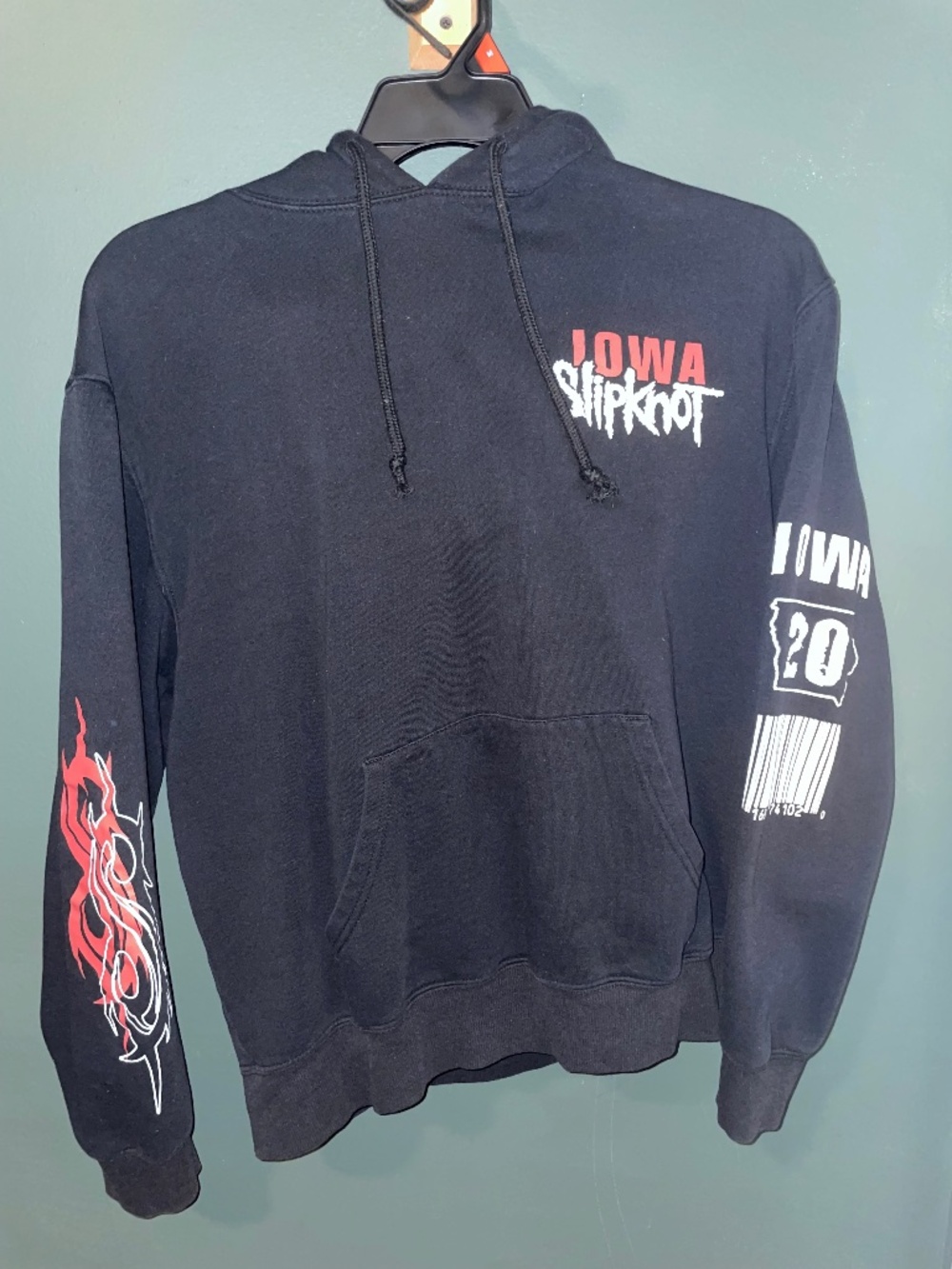 Slipknot Iowa 20th anniversary hoodie front and back print